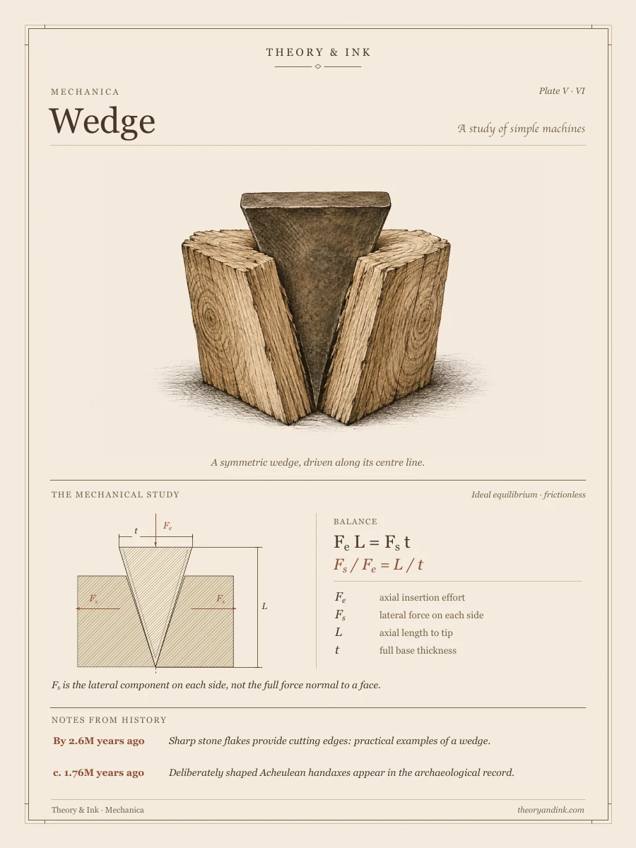 The Wedge — annotated Renaissance-inspired art print